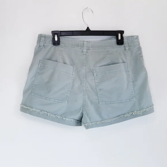 🌸 Madewell | Mint‎ Garment Dyed Cutoff Cotton Shorts 28 - Picture 8 of 13